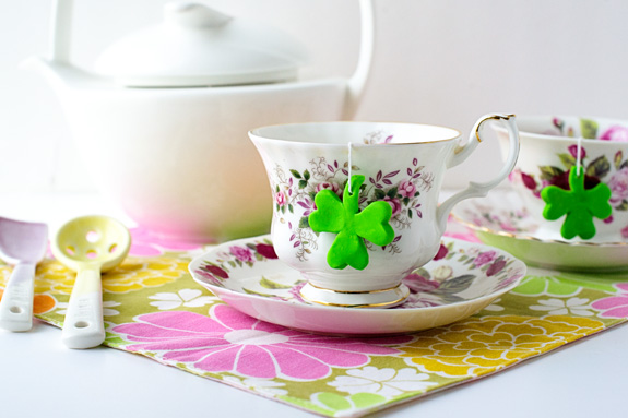 Shamrock Teabags by Say Yes to Hoboken on St Patricks Makes and Bakes at Squirrelly Minds