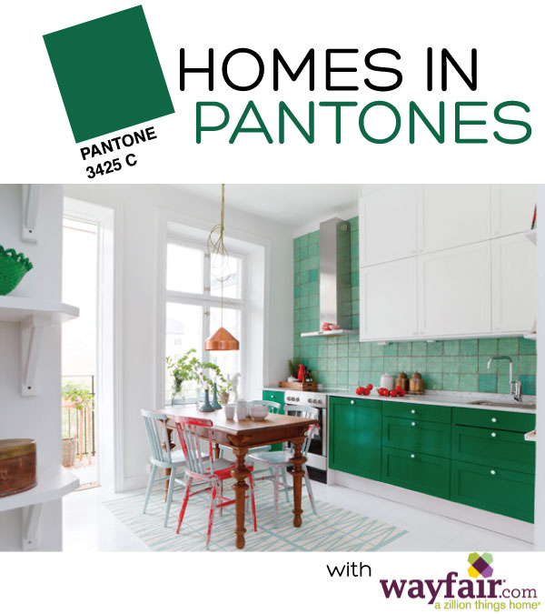 Homes in Pantones on Squirrelly Minds - Green Edition