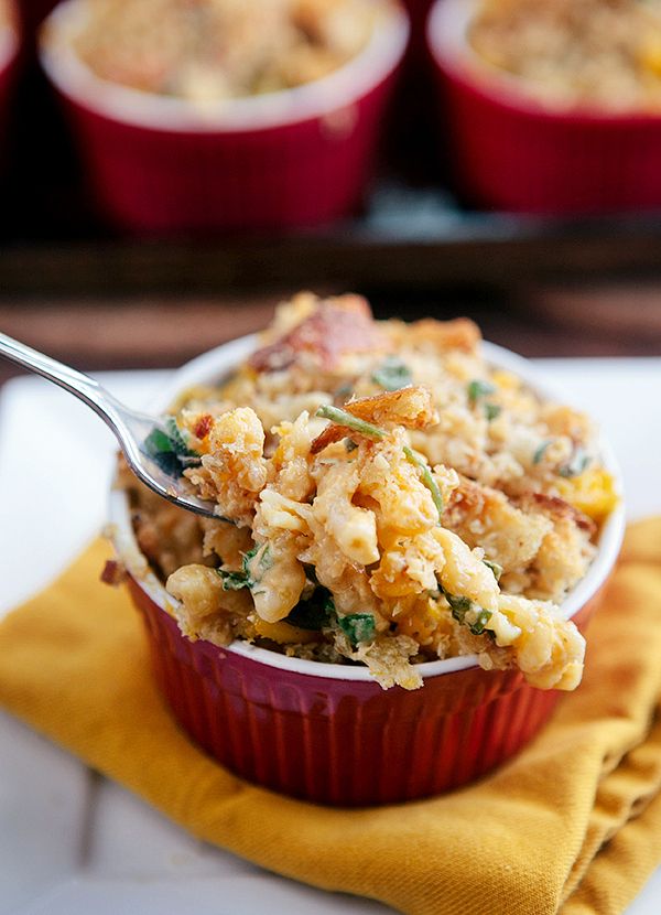 #pinmakeeat 10 | Squirrelly Minds - Baked Pumpkin Kale Macaroni & Cheese from Some The Wiser