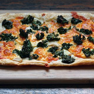 Recipe: Kale Puff Pastry Pizza