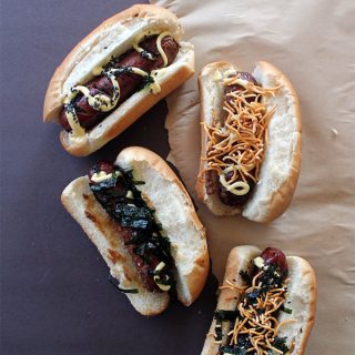 Miso Glazed Hot Dogs