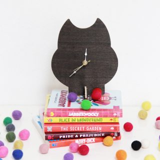 DIY Wooden Animal Stand Clock