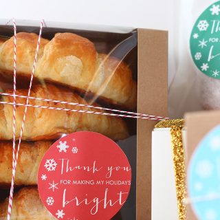 Print | Printable Holiday Thank You Labels + Giveaway