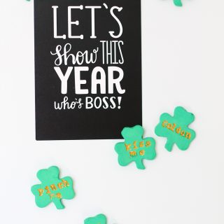 DIY | Conversation Shamrock Magnets