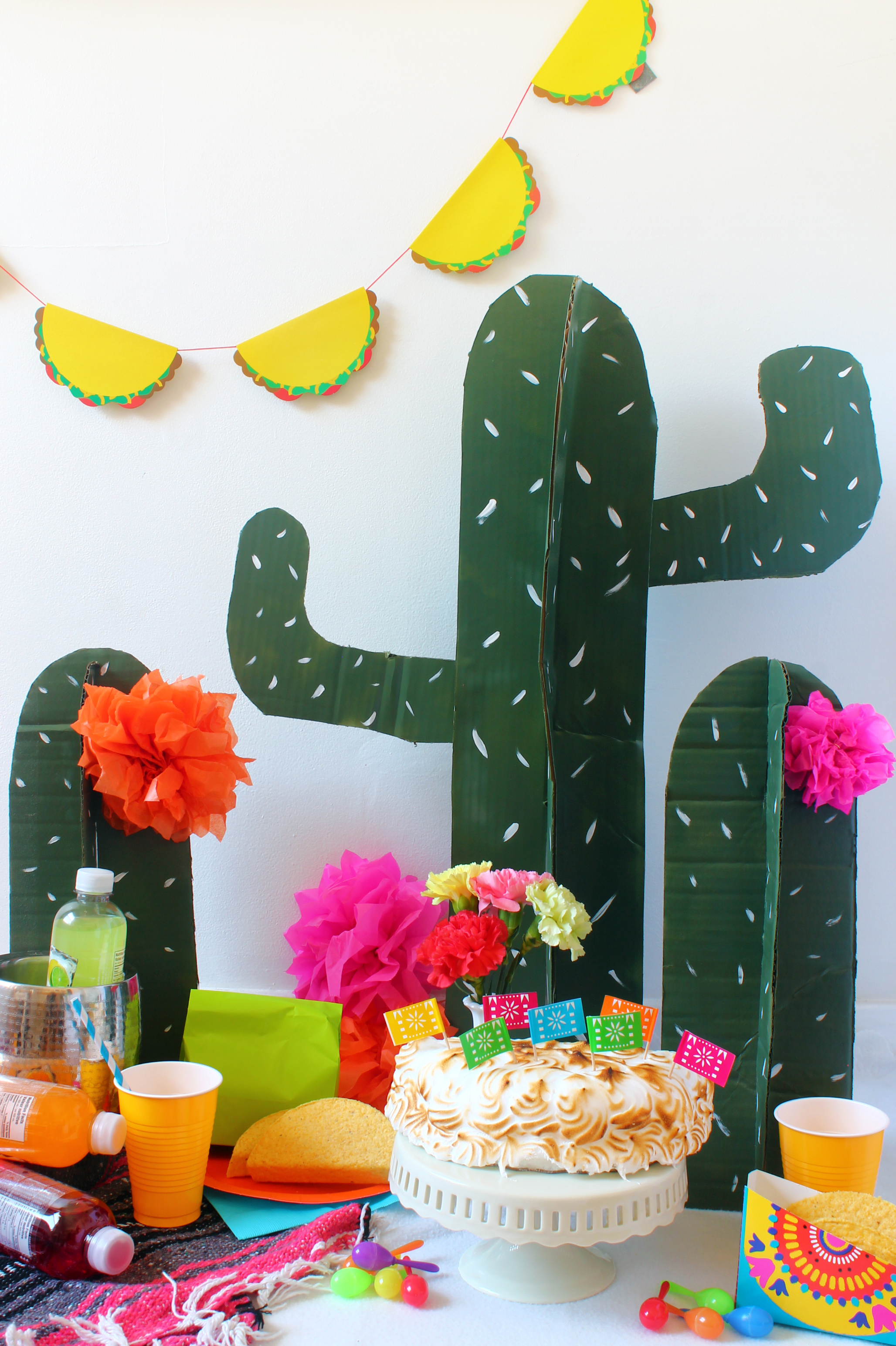 10 DIY Cactus Decor Theme Party Decoration Ideas