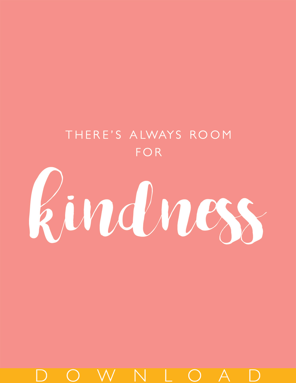 Free printable kindness print | Squirrelly Minds