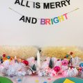 Colourful Christmas Tablescape and Free Banner Download | Squirrelly Minds