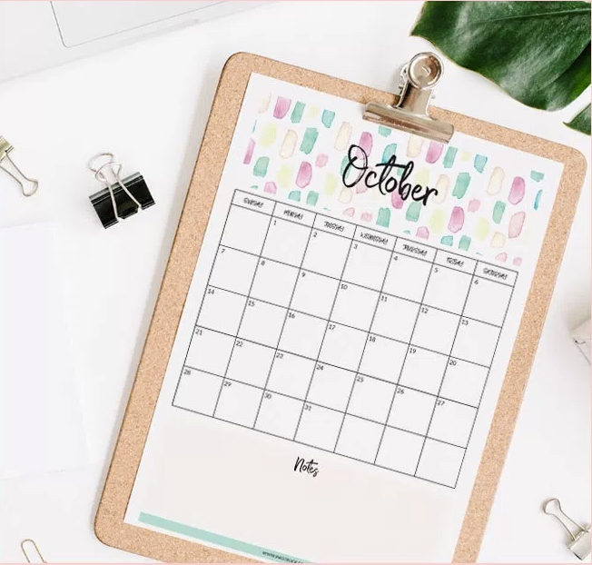 40+ Free Printable 2018 Calendars | Squirrelly Minds - Photo by Inkstruck Studio