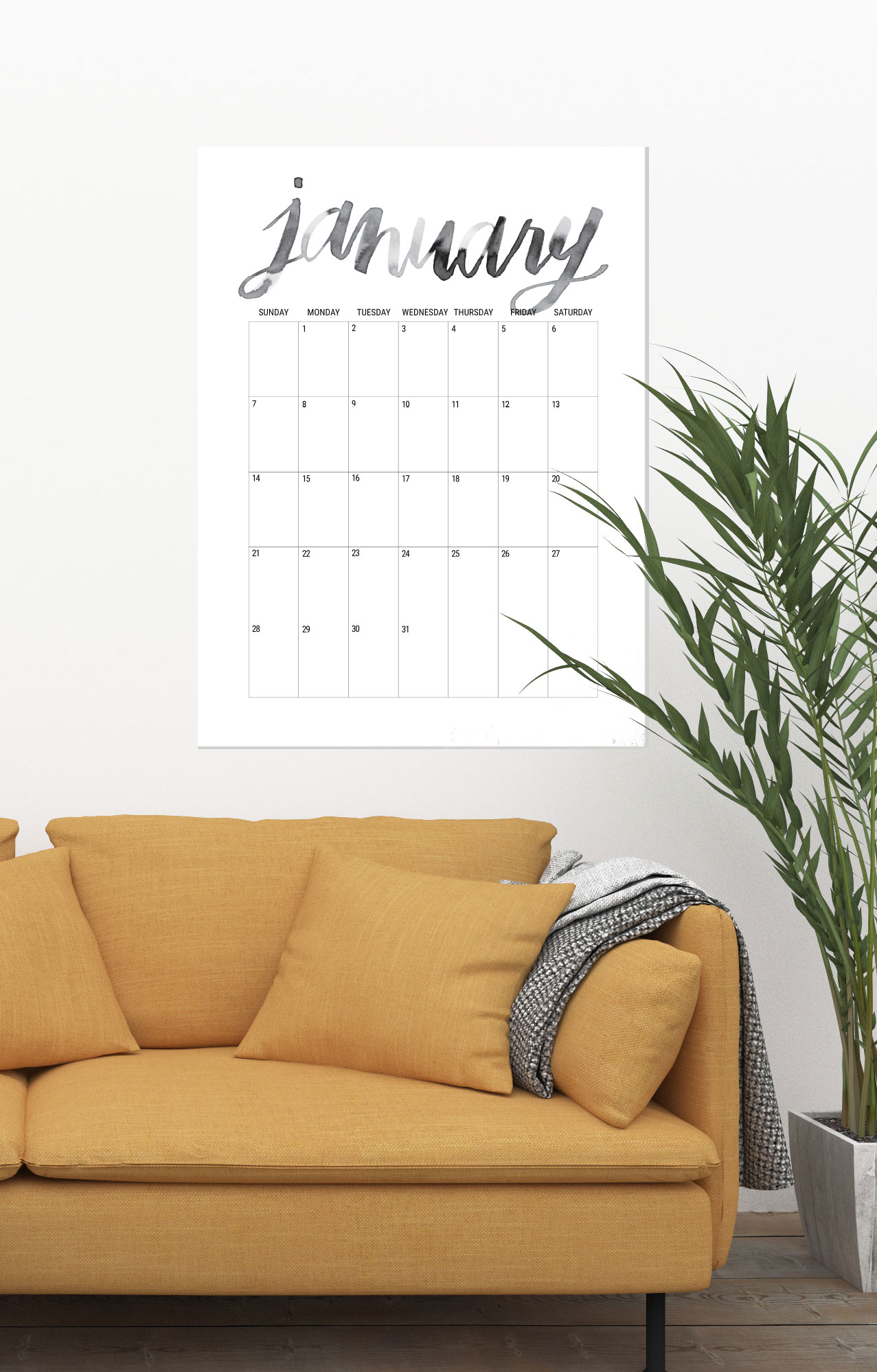 40+ Free Printable 2018 Calendars | Squirrelly Minds - Photo by Shrimp Salad Circus