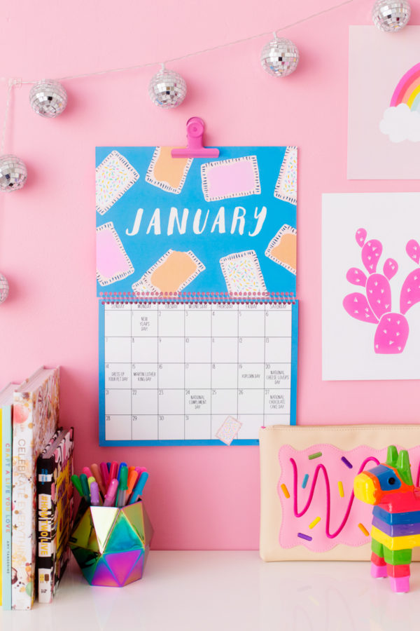 40+ Free Printable 2018 Calendars | Squirrelly Minds - Photo by Studio DIY