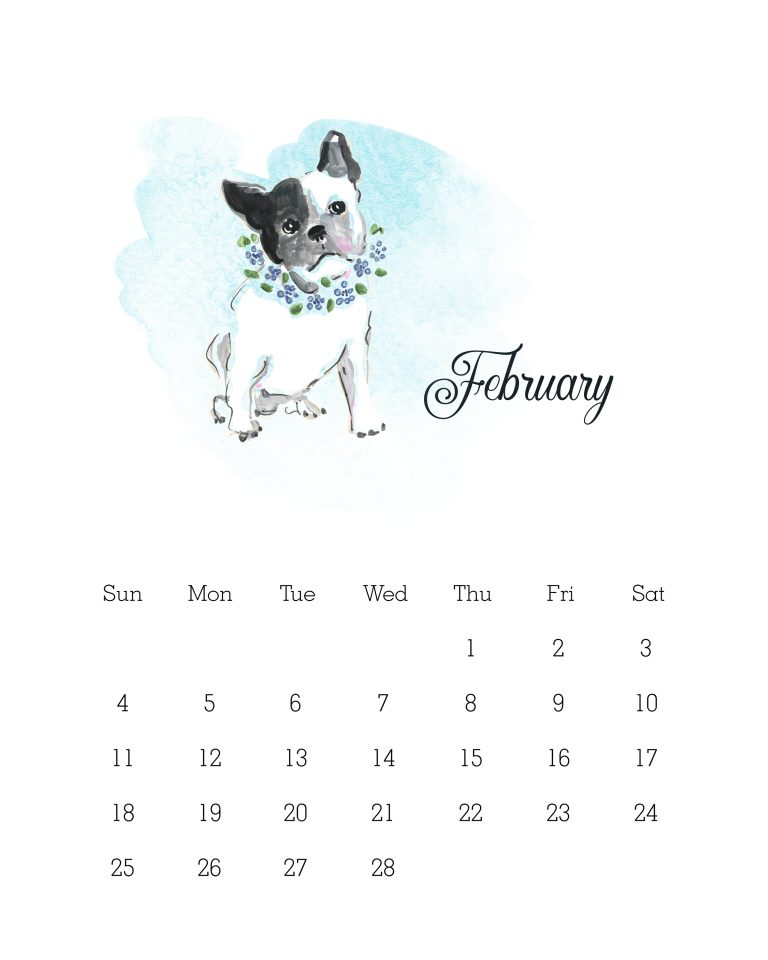 40+ Free Printable 2018 Calendars | Squirrelly Minds - Photo by The Cottage Market