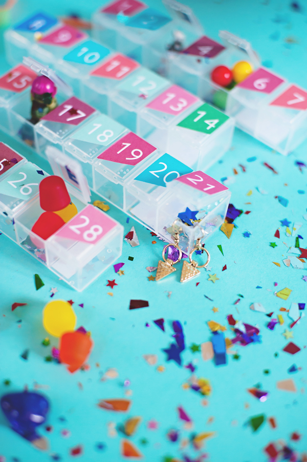 Top 10 Colourful DIY Advent Calendars - Image by A Subtle Revelry on Squirrelly Minds