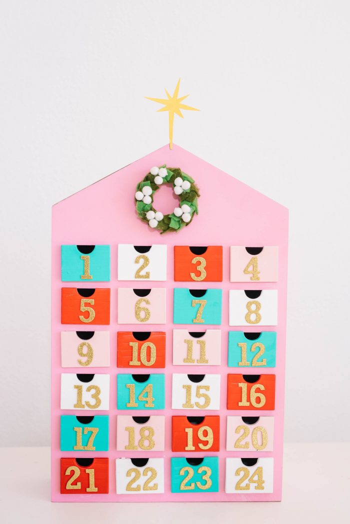 Top 10 Colourful DIY Advent Calendars - Image by Best Friends for Frosting on Squirrelly Minds