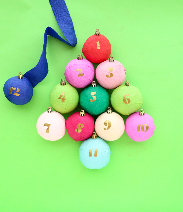 Top 10 Colourful DIY Advent Calendars - Image by Kailo Chic on Squirrelly Minds