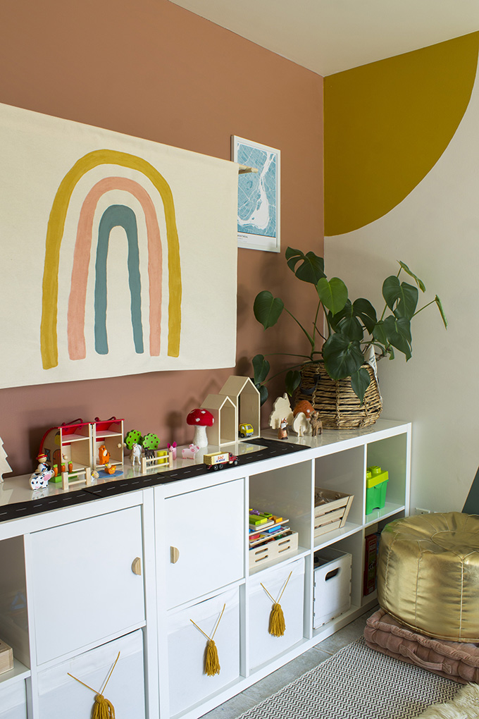 rainbow, playroom, colourful, toys