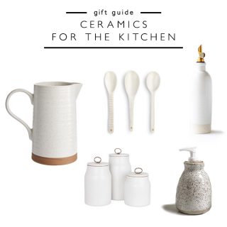 Gift Guide: Ceramics for the Kitchen